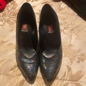 Anne Klein beautiful sequin heels